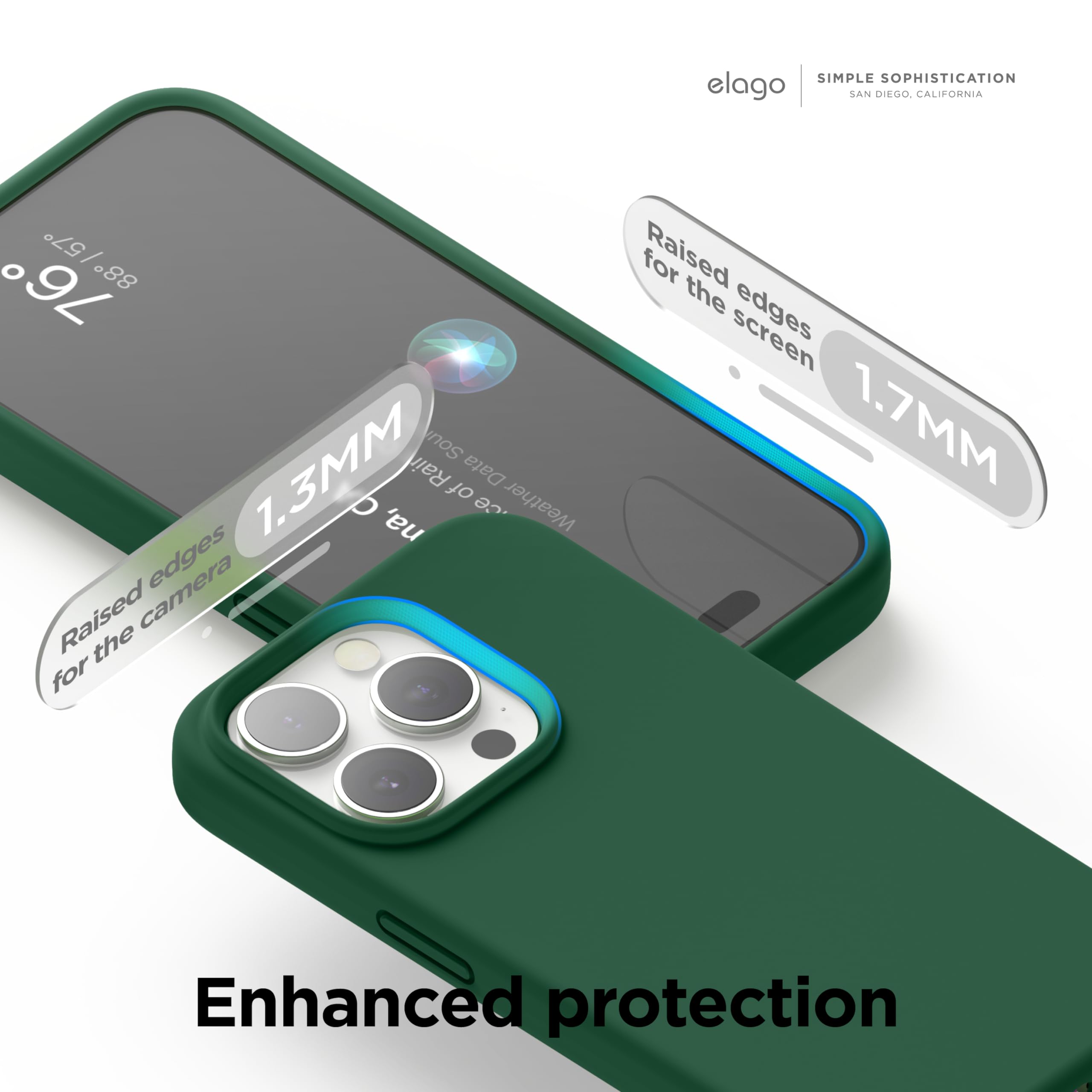 Foto 6 pulgar | Funda De Teléfono Elago Liquid Silicone Compatible Con Iphone 15 Pro Max - Venta Internacional.