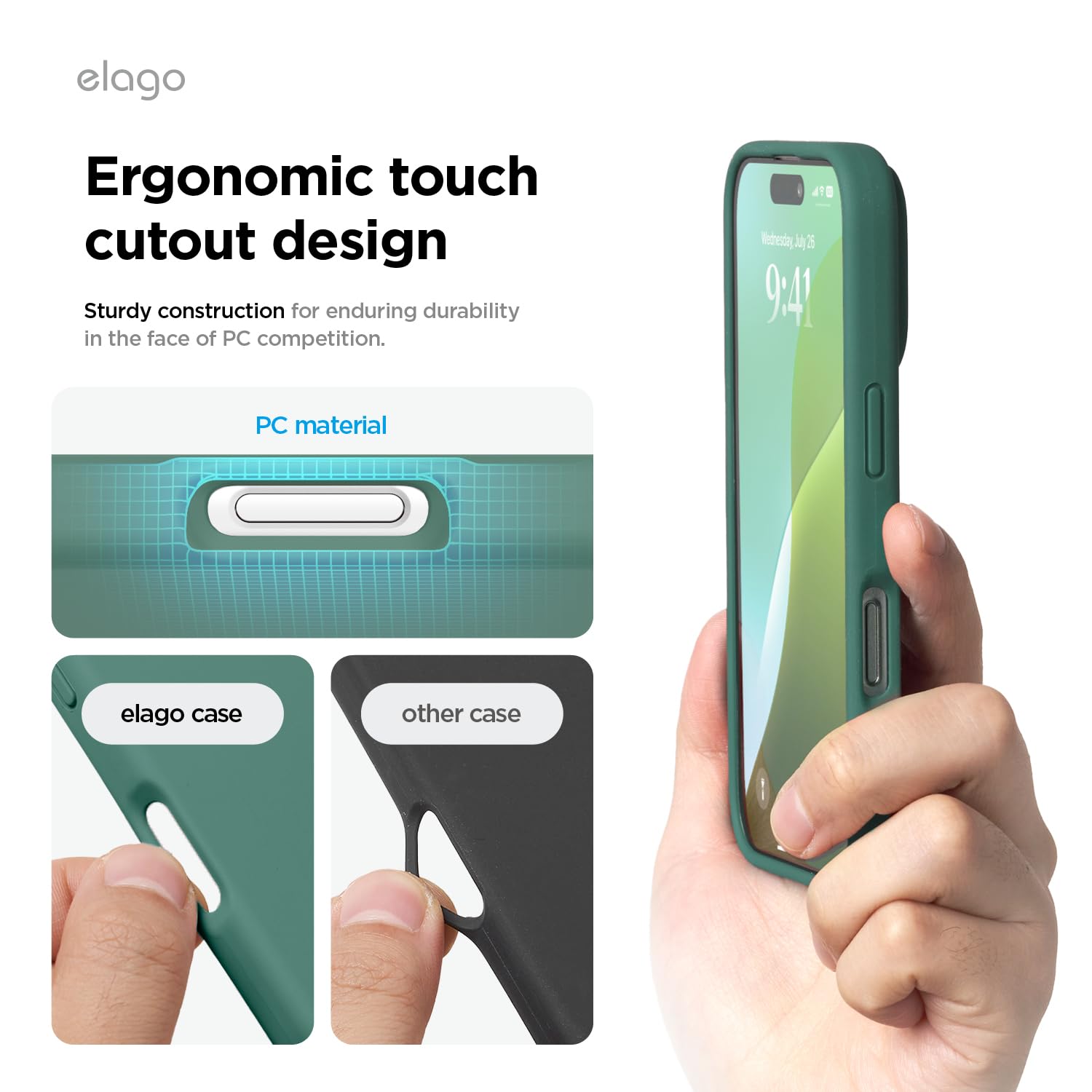 Foto 8 pulgar | Funda De Teléfono Elago Compatible Con Iphone 16 Plus De Silicona - Venta Internacional.