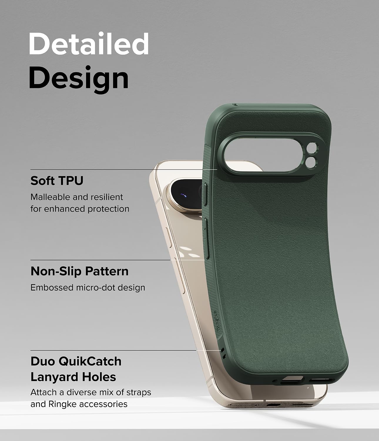 Foto 8 pulgar | Funda De Teléfono Ringke Onyx Verde Oscuro Para Google Pixel 9 Pro Xl - Venta Internacional.
