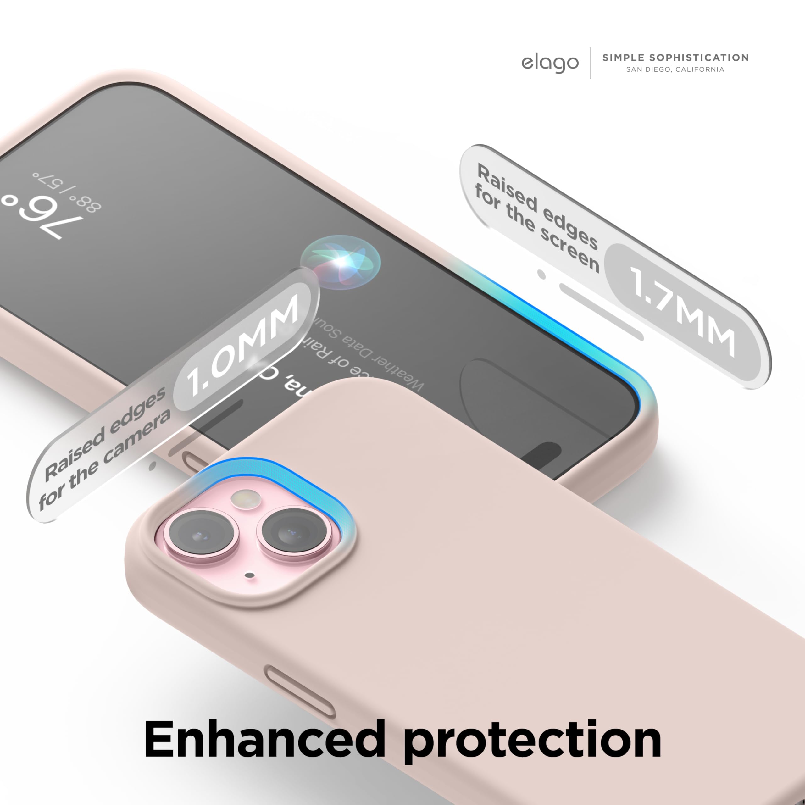 Foto 6 pulgar | Funda De Teléfono Elago Compatible Con Iphone 15 De Silicona Líquida - Venta Internacional.