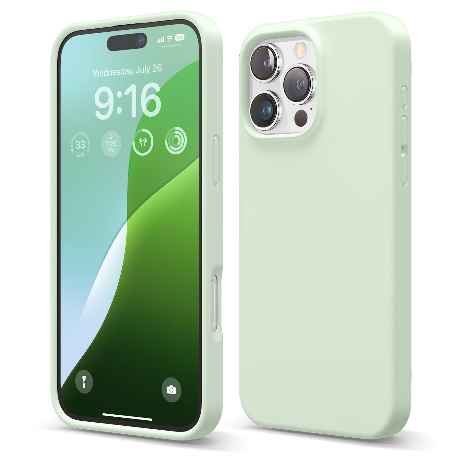 Foto 2 pulgar | Funda De Teléfono Elago Compatible Con Iphone 16 Pro Max Soft Mint - Venta Internacional.