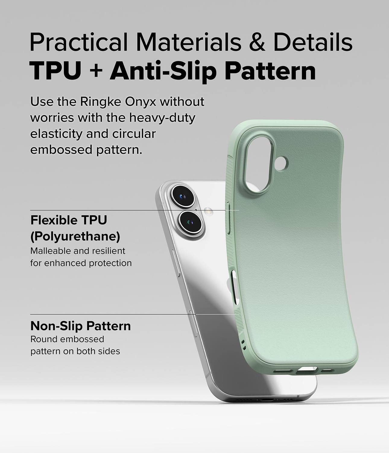 Foto 8 pulgar | Funda De Teléfono Ringke Onyx Compatible Con Iphone 16 Plus - Mint - Venta Internacional.