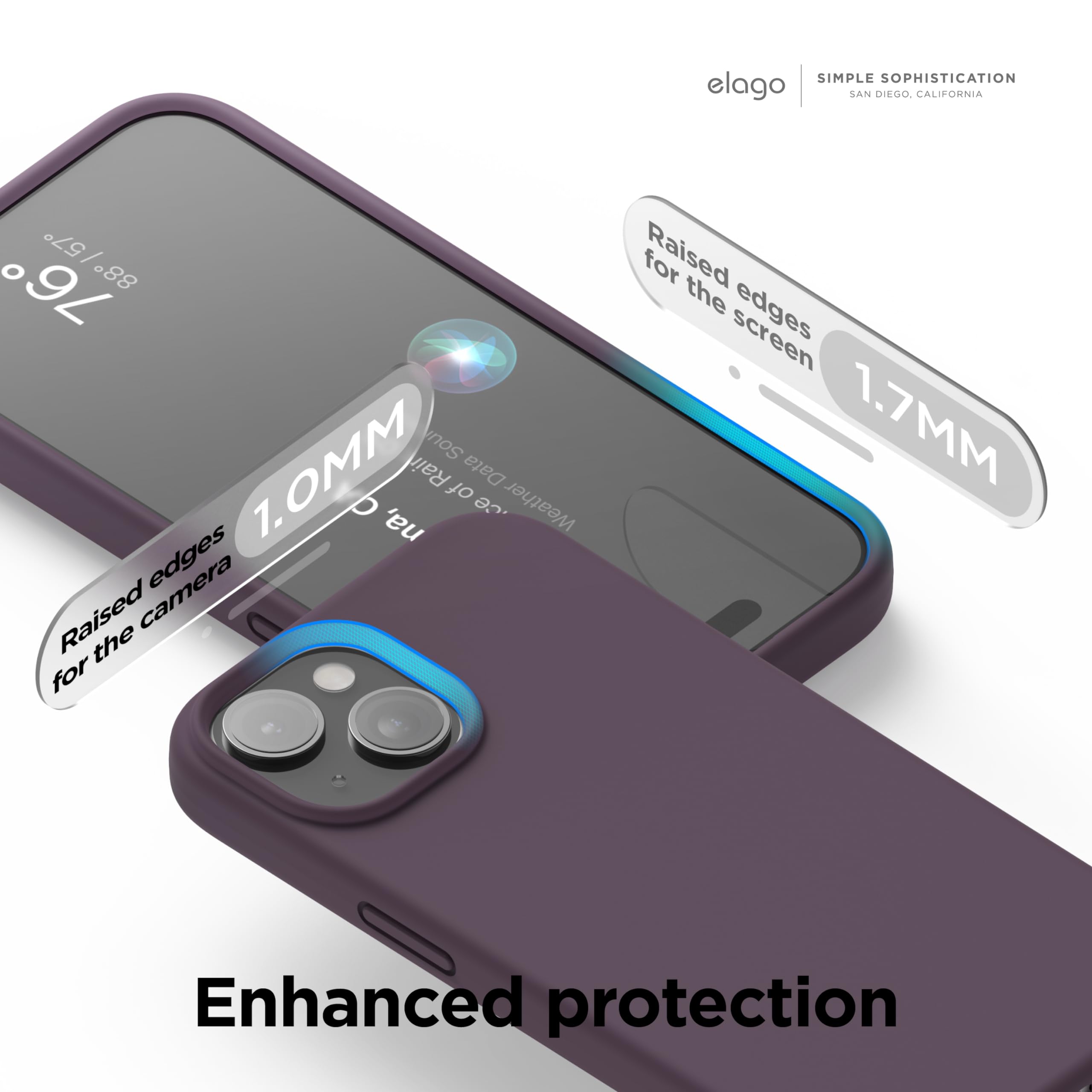 Foto 5 | Funda De Teléfono Elago Compatible Con Iphone 15 De Silicona Líquida - Venta Internacional.