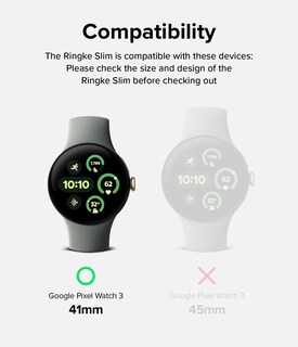 Foto 2 | Funda Para Reloj Inteligente Ringke Slim Compatible Con Google Pixel Watch 3 - Venta Internacional.