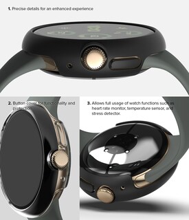 Foto 7 | Funda Para Reloj Inteligente Ringke Slim Compatible Con Google Pixel Watch 3 - Venta Internacional.