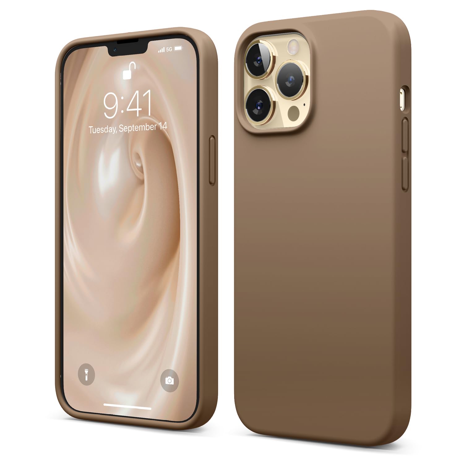 Foto 2 pulgar | Funda Elago Liquid Silicone Para Iphone 13 Pro Max (6.7 Pulgadas), Color Marrón - Venta Internacional.