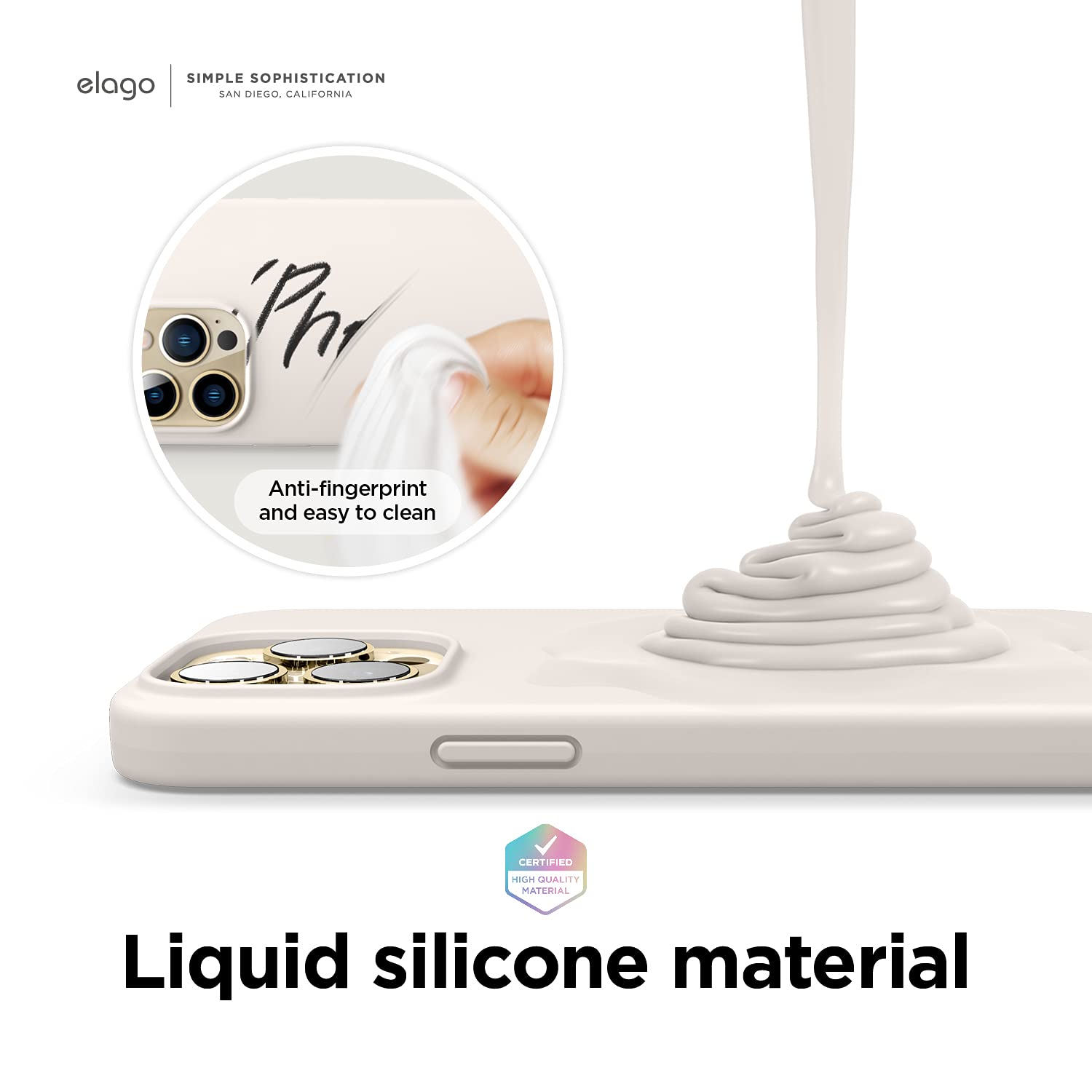 Foto 5 pulgar | Funda De Silicona Líquida Elago Para Iphone 13 Pro De 6.1 Pulgadas - Venta Internacional.