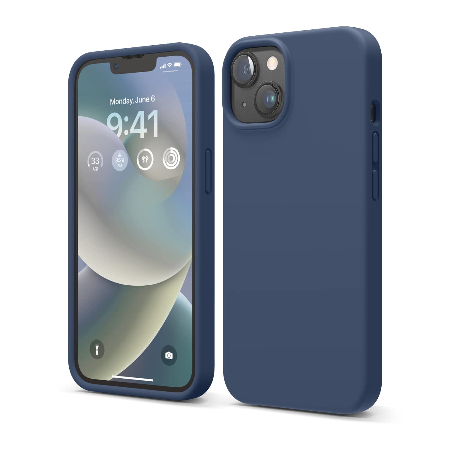 Foto 1 | Funda De Teléfono Elago Liquid Silicone Iphone 14 (6.1) Indigo - Venta Internacional.