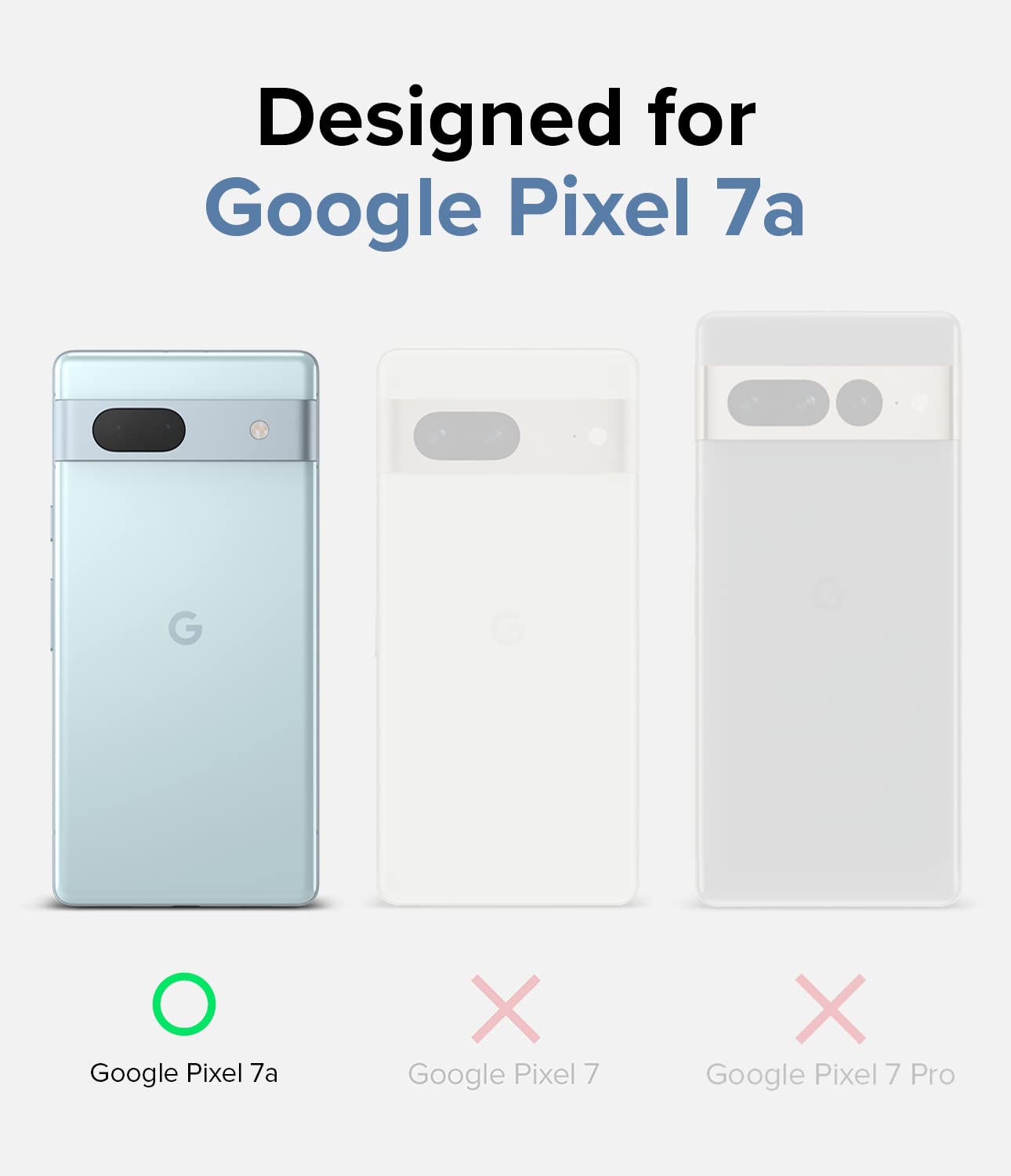 Foto 2 | Funda De Teléfono Ringke Fusion A Prueba De Golpes Para Google Pixel 7a - Venta Internacional.
