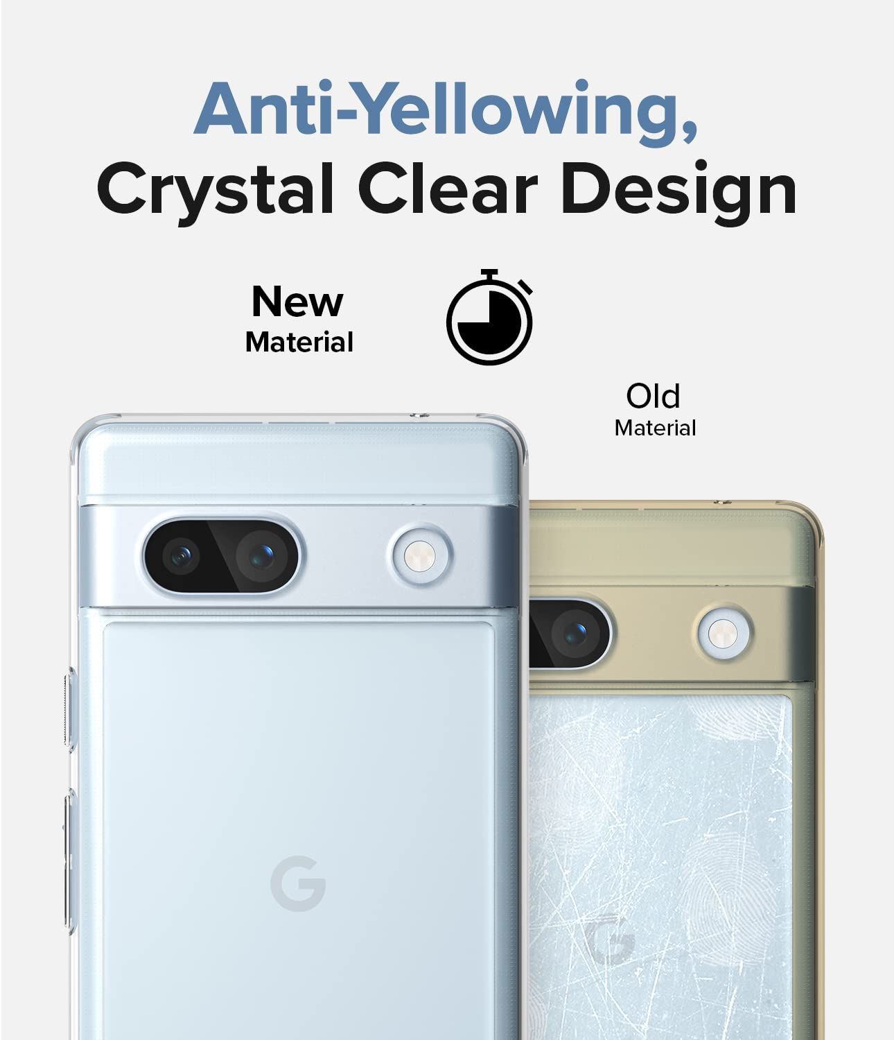 Foto 3 | Funda De Teléfono Ringke Fusion A Prueba De Golpes Para Google Pixel 7a - Venta Internacional.
