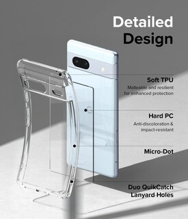 Foto 7 | Funda De Teléfono Ringke Fusion A Prueba De Golpes Para Google Pixel 7a - Venta Internacional.
