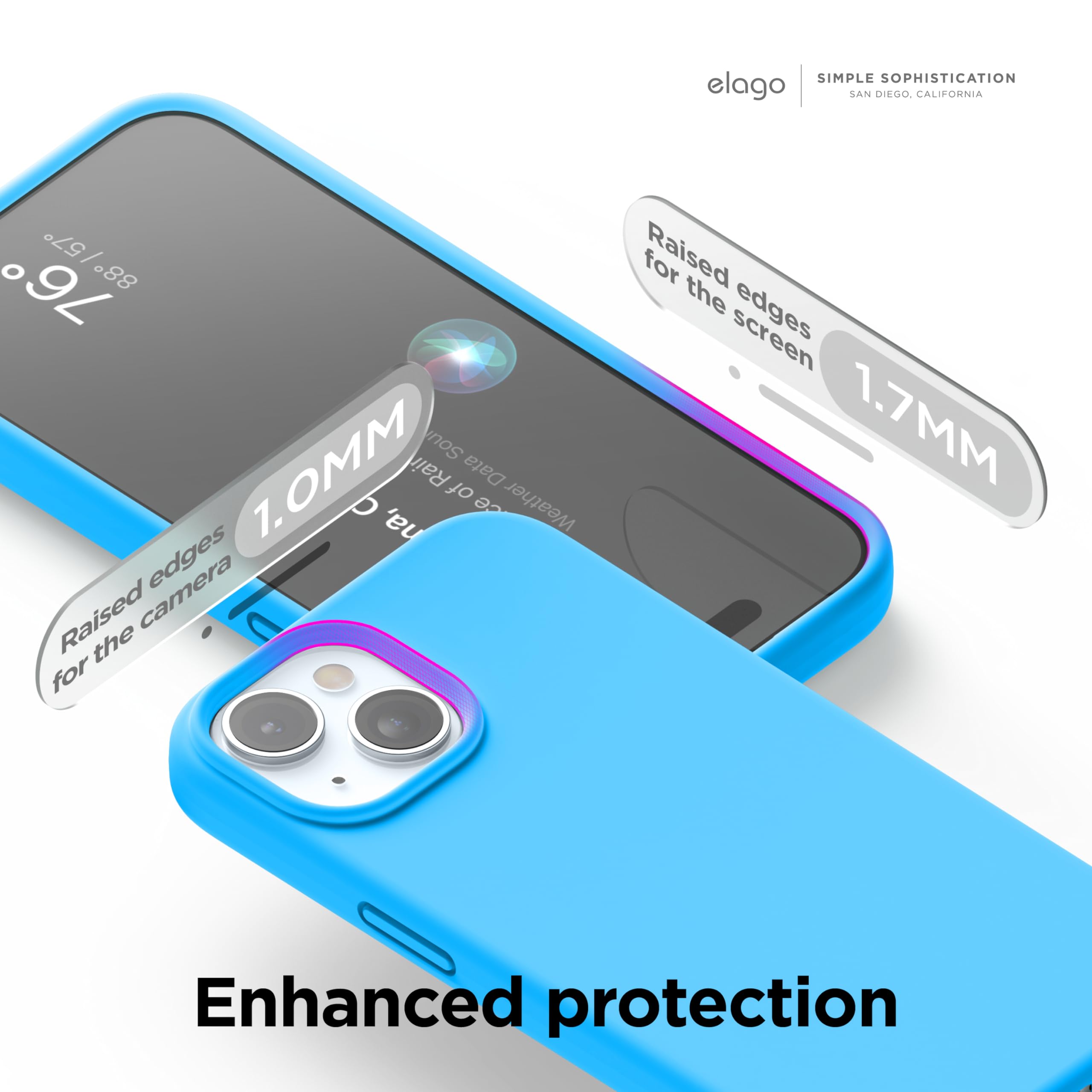 Foto 5 | Funda De Teléfono Elago Compatible Con Iphone 15 De Silicona Líquida - Venta Internacional.