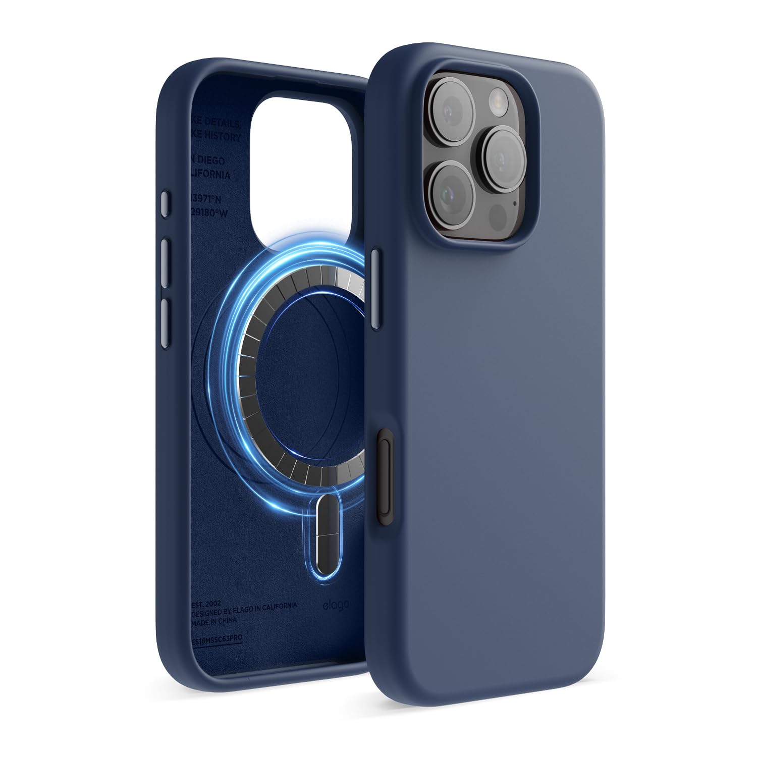 Foto 2 pulgar | Funda De Teléfono Elago Magnetic Silicone Para Iphone 16 Pro 6.3 - Venta Internacional.