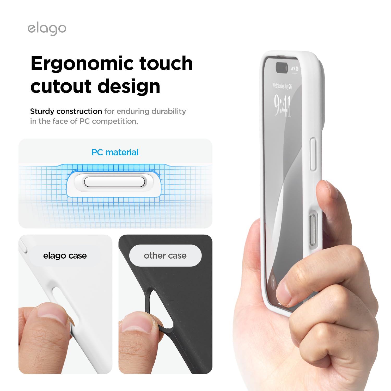 Foto 7 | Funda De Teléfono Elago Compatible Con Iphone 16, Silicona Líquida - Venta Internacional.