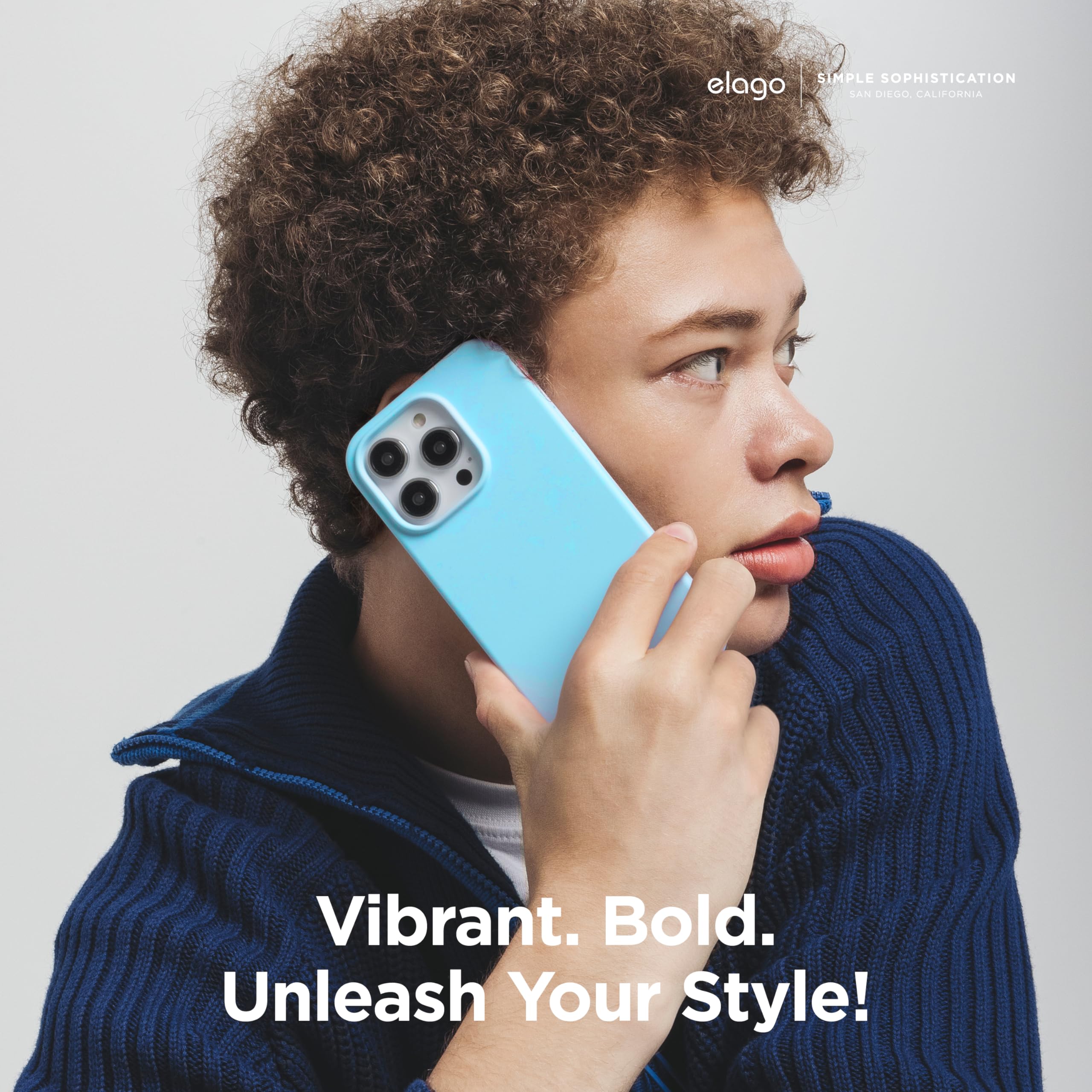 Foto 6 | Funda De Silicona Líquida Elago Para Iphone 15 Pro Max, Azul - Venta Internacional.