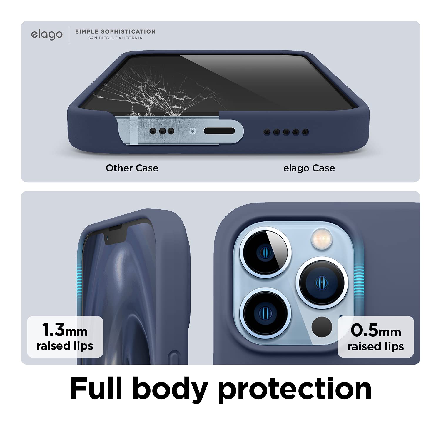 Foto 6 pulgar | Funda De Silicona Líquida Elago Para Iphone 13 Pro De 6.1 Pulgadas - Venta Internacional.