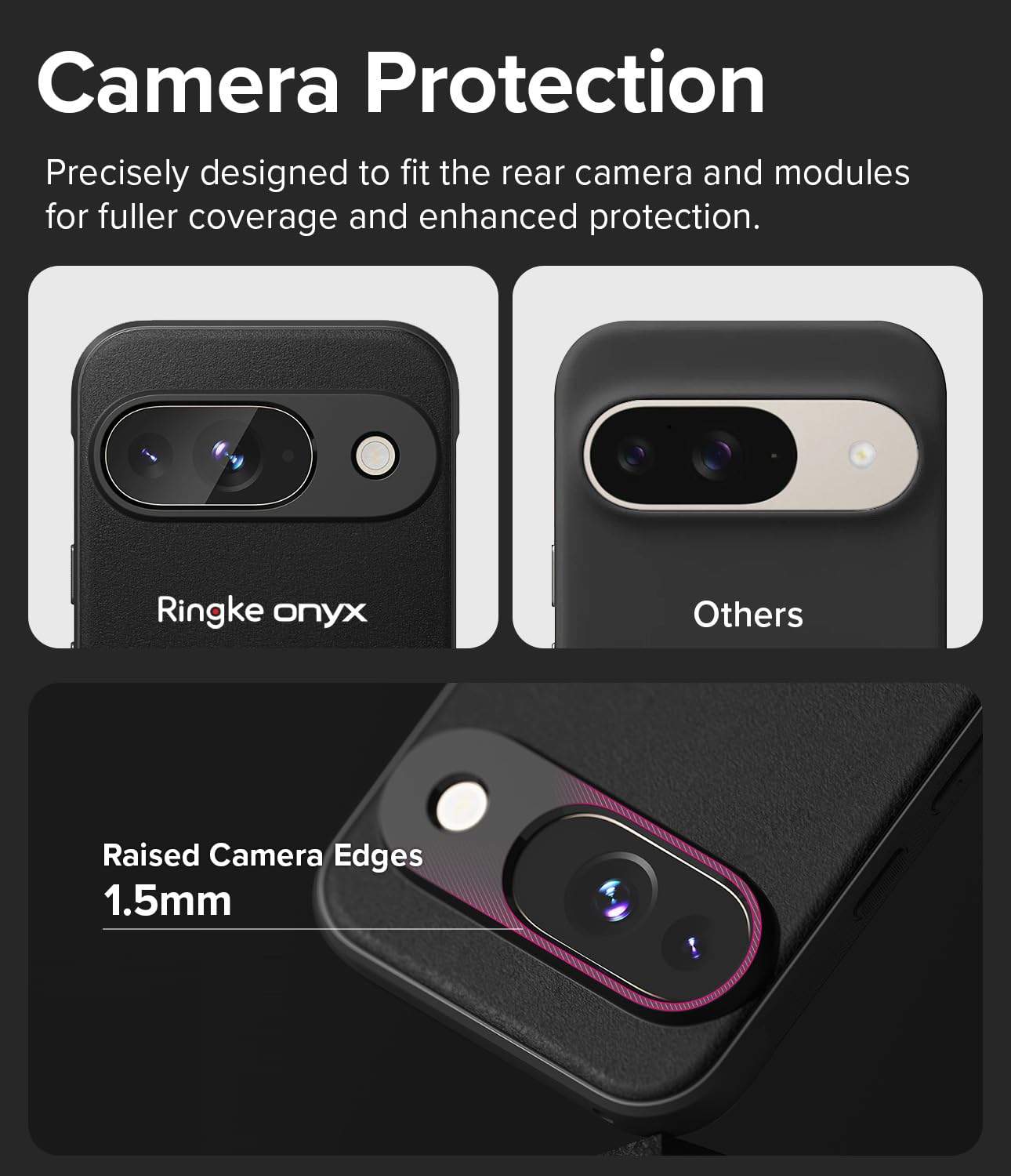 Foto 4 pulgar | Funda Magnética Negra Ringke Onyx Para Google Pixel 9 Con Magsaf - Venta Internacional.