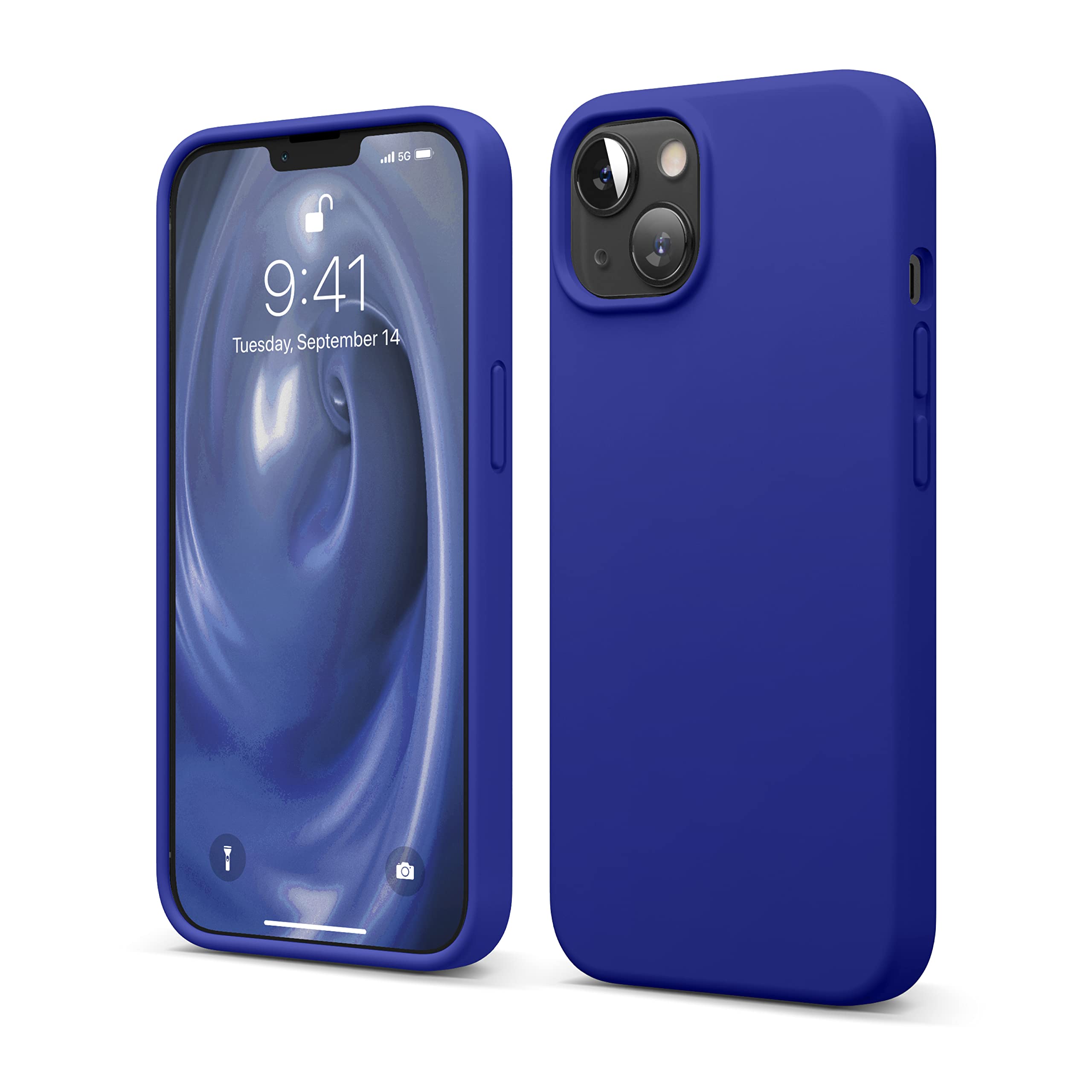 Foto 2 pulgar | Funda Elago Liquid Silicone Compatible Con Iphone 13 De 6.1 Pulgadas, Color Azul - Venta Internacional.