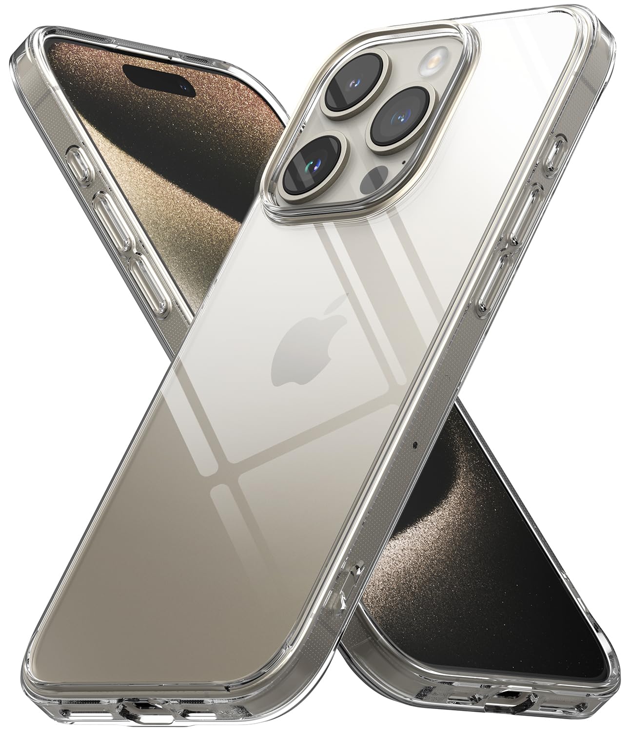 Foto 2 pulgar | Funda Para Teléfono Ringke Fusion Compatible Con Iphone 15 Pro Max, Transparente - Venta Internacional.