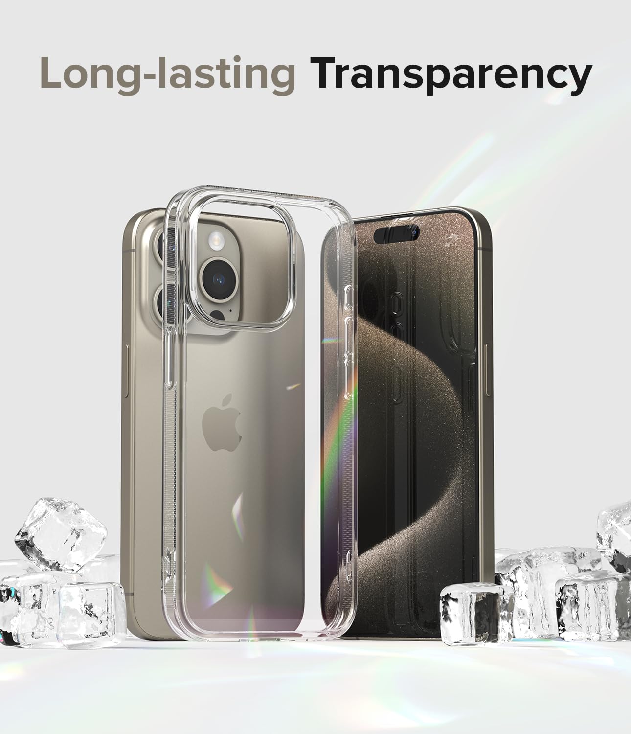 Foto 4 pulgar | Funda Para Teléfono Ringke Fusion Compatible Con Iphone 15 Pro Max, Transparente - Venta Internacional.