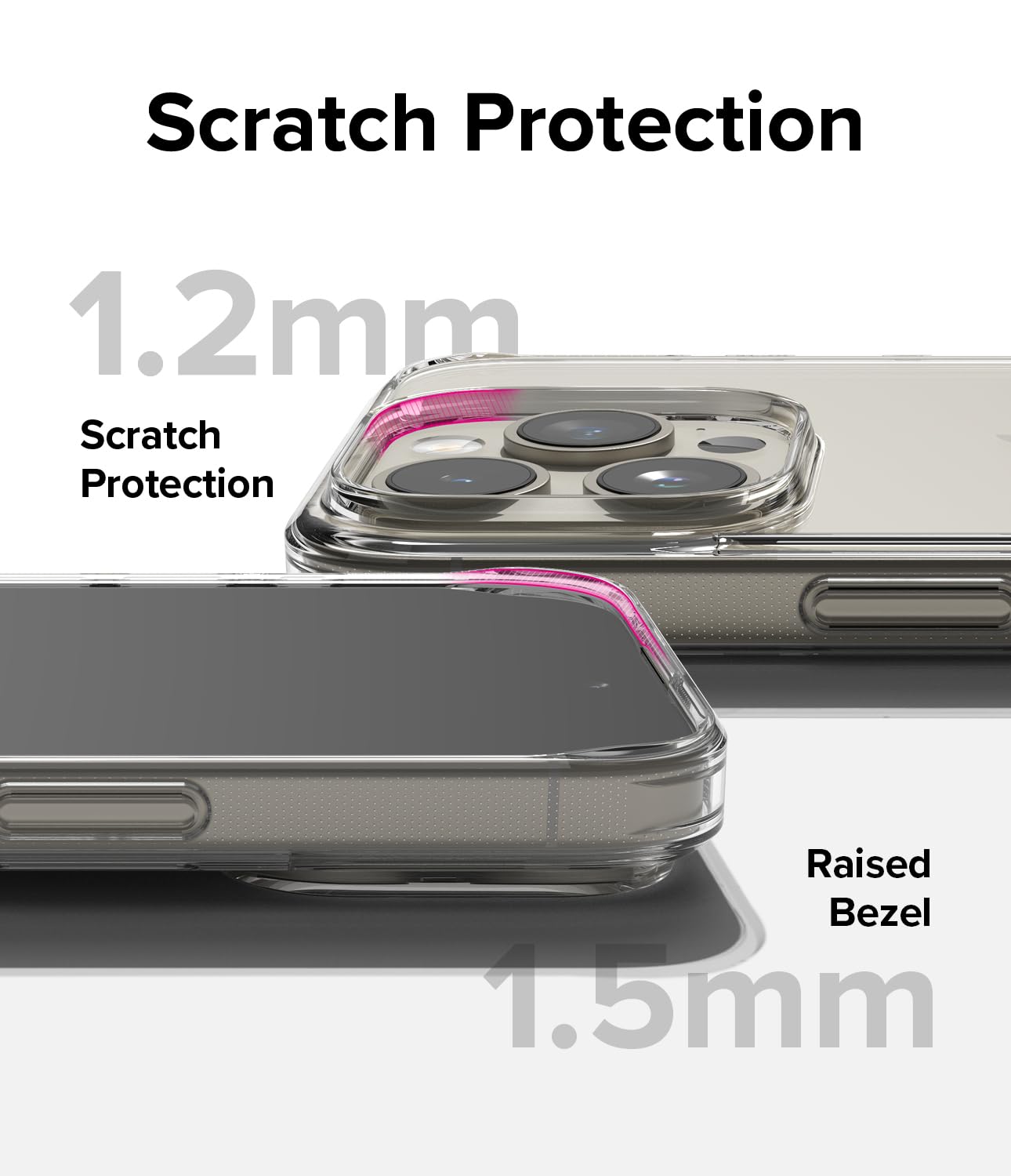 Foto 8 pulgar | Funda Para Teléfono Ringke Fusion Compatible Con Iphone 15 Pro Max, Transparente - Venta Internacional.