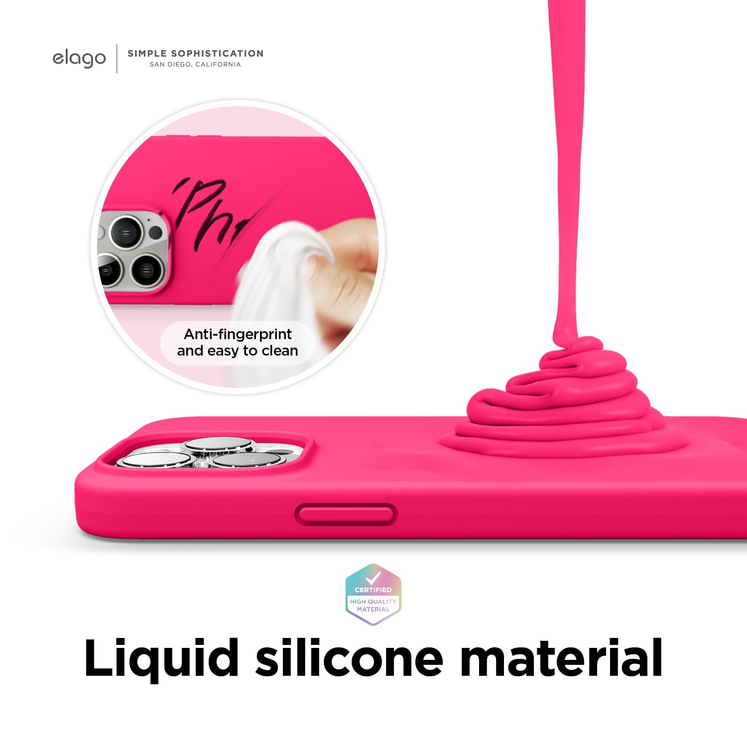 Foto 4 pulgar | Funda Elago Liquid Silicone Compatible Con Iphone 13 Pro Max De 6.7 Pulgadas - Venta Internacional.