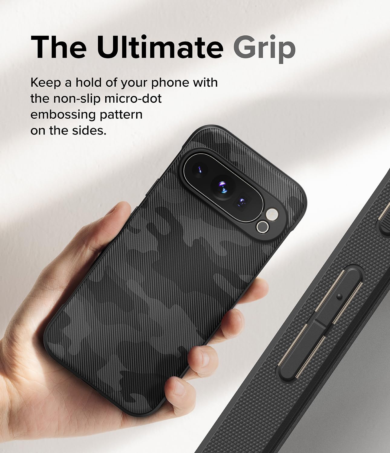 Foto 6 pulgar | Funda De Teléfono Ringke Onyx Camo Black Para Google Pixel 9 Pro Xl - Venta Internacional.