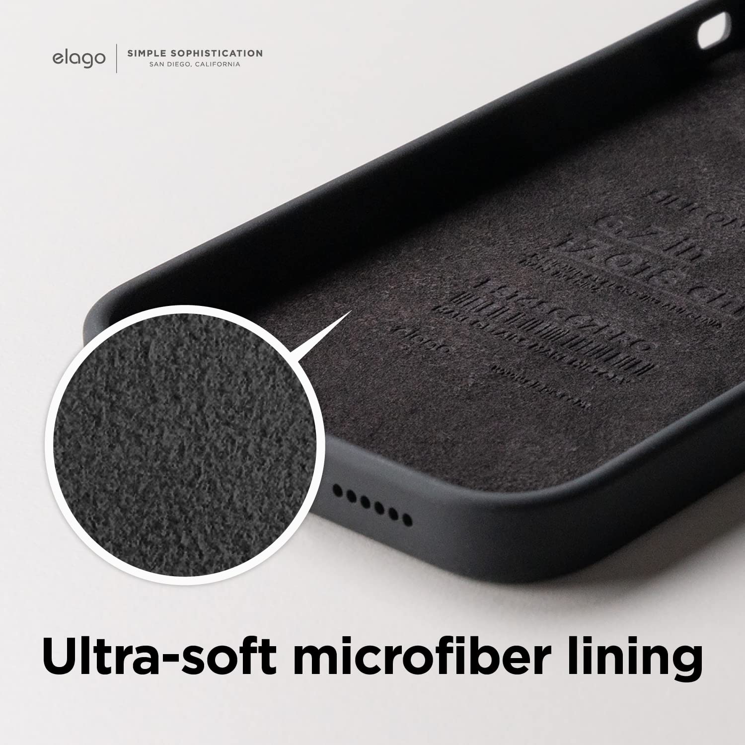 Foto 8 pulgar | Funda Para Teléfono Celago Compatible Con Iphone 14 Pro, Silicona Negra - Venta Internacional.