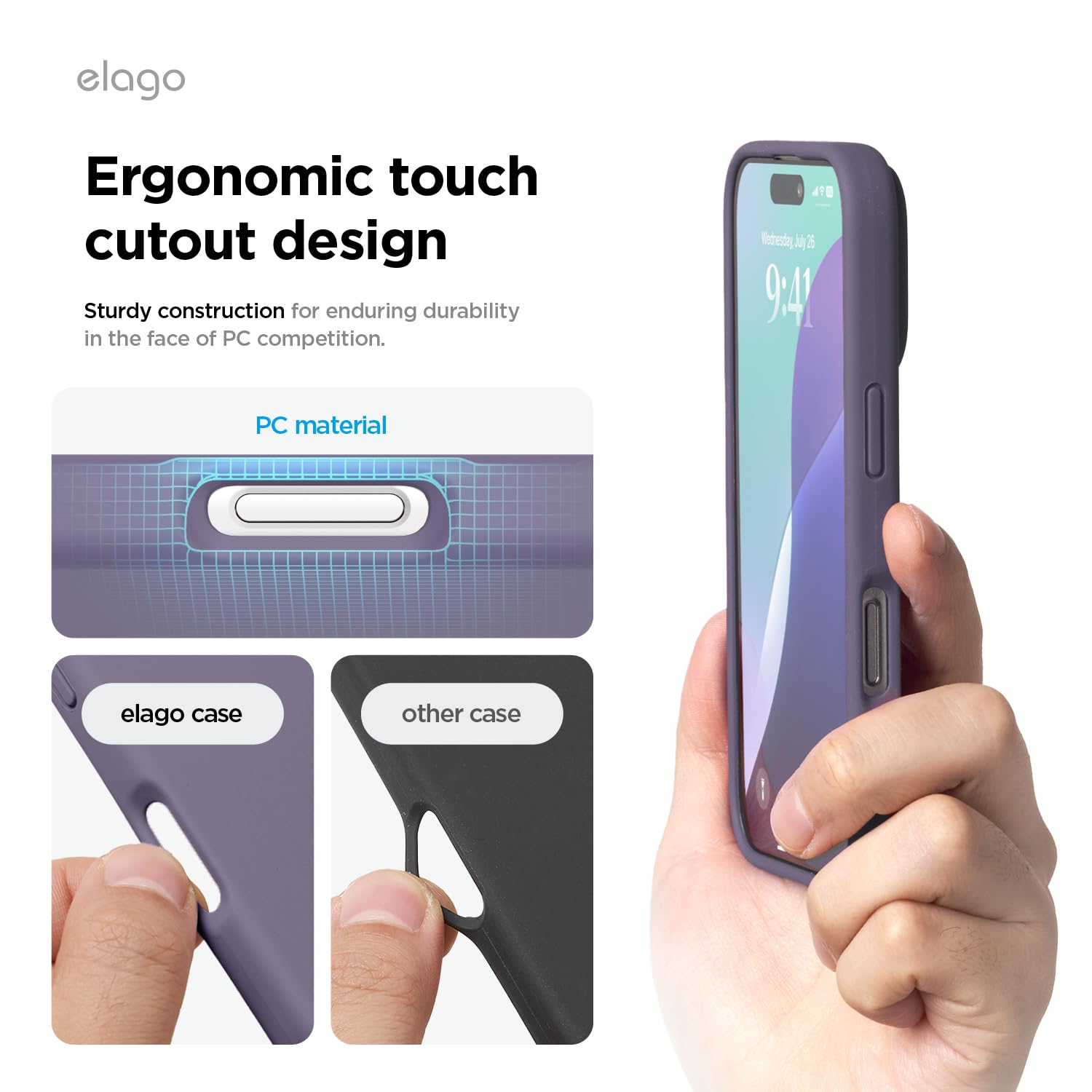 Foto 8 pulgar | Funda De Teléfono Elago Compatible Con Iphone 16, Silicona Líquida - Venta Internacional.