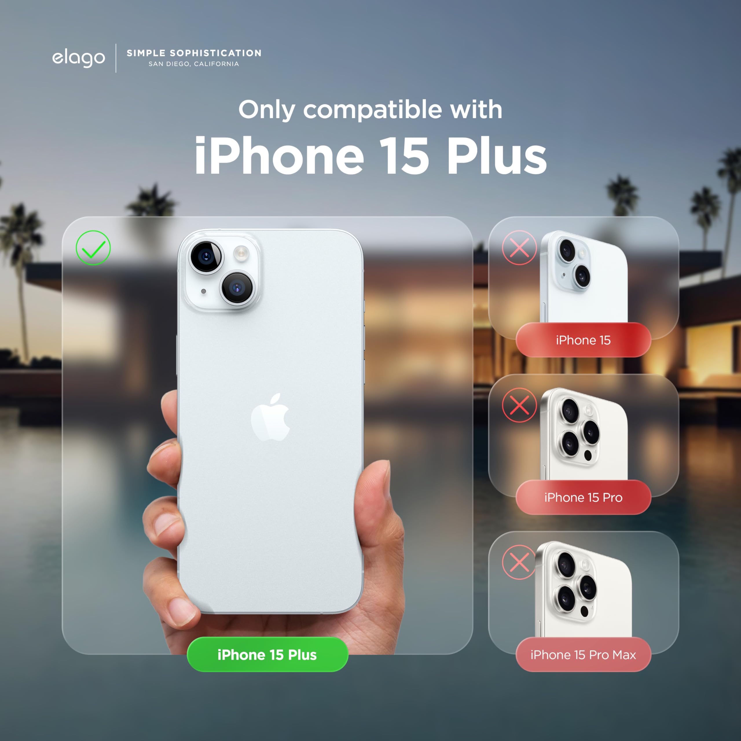 Foto 2 | Funda Elago Liquid Silicone Compatible Con Iphone 15 Plus - Venta Internacional.