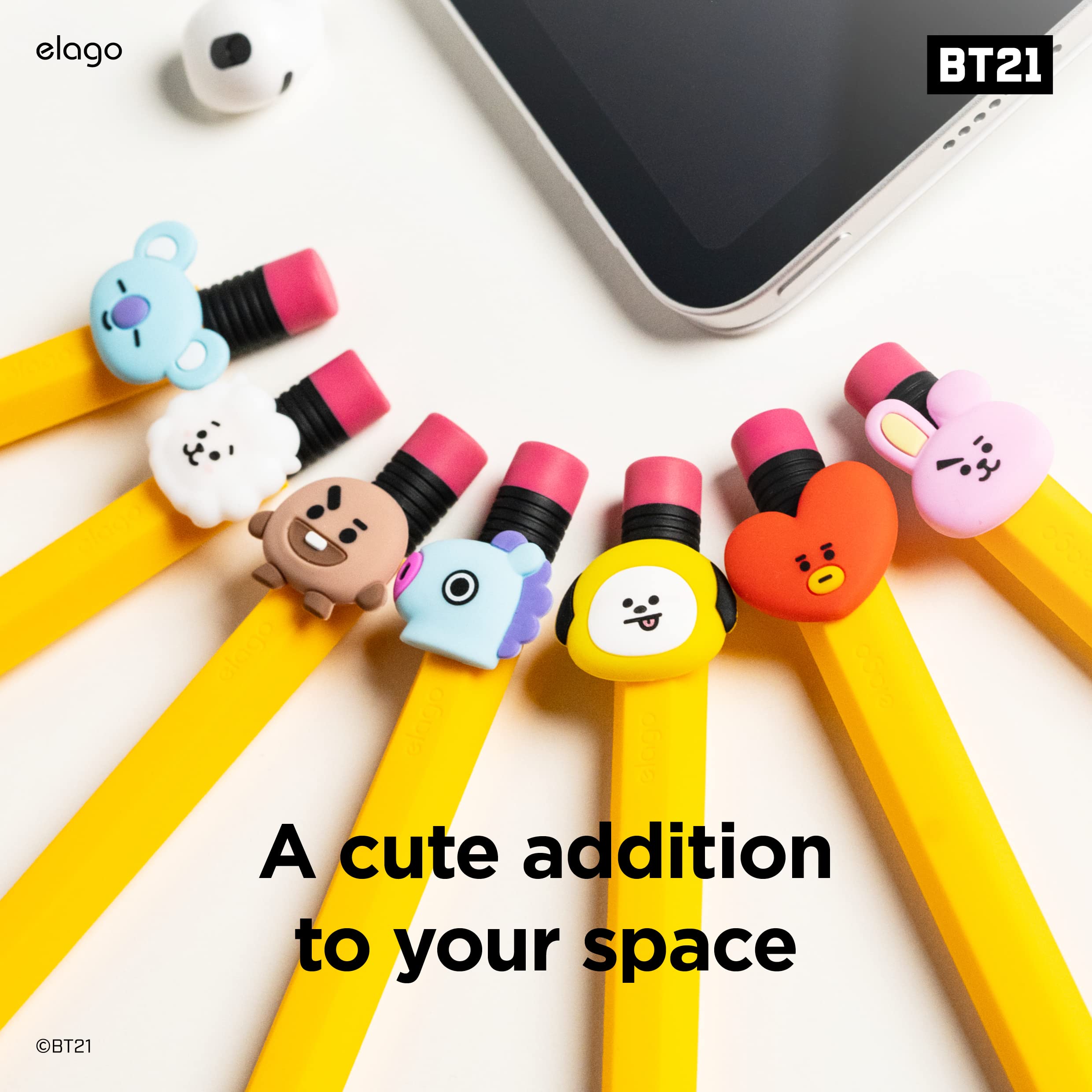 Foto 5 pulgar | Funda Elago L Bt21 Compatible Con Apple Pencil Pro Y De Segunda Generación - Venta Internacional.