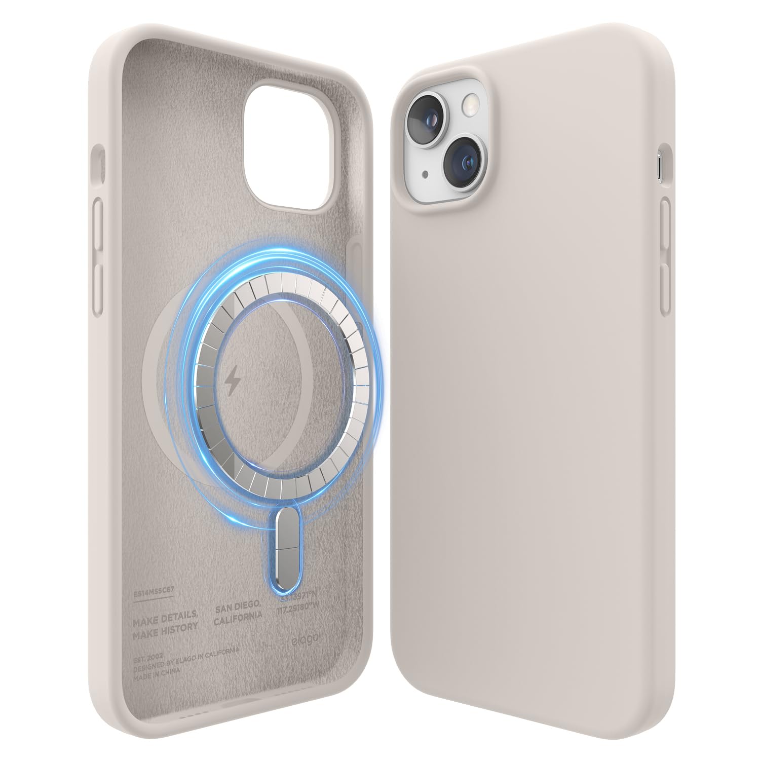 Foto 2 pulgar | Funda Para Teléfono Elago Magnetic Compatible Con Magsafe Iphone 14 Pl - Venta Internacional.