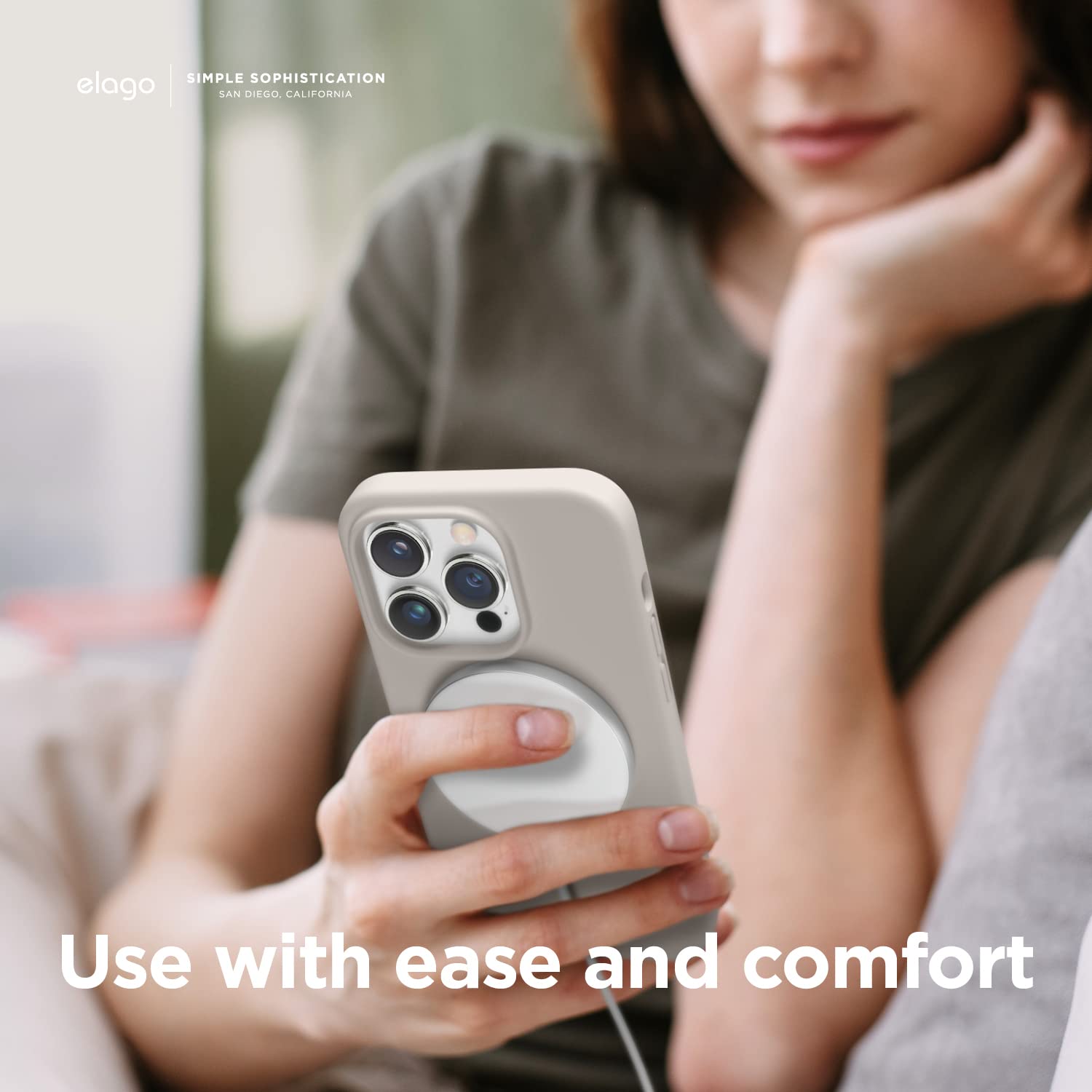 Foto 4 pulgar | Funda Para Teléfono Elago Magnetic Compatible Con Magsafe Iphone 14 Pl - Venta Internacional.