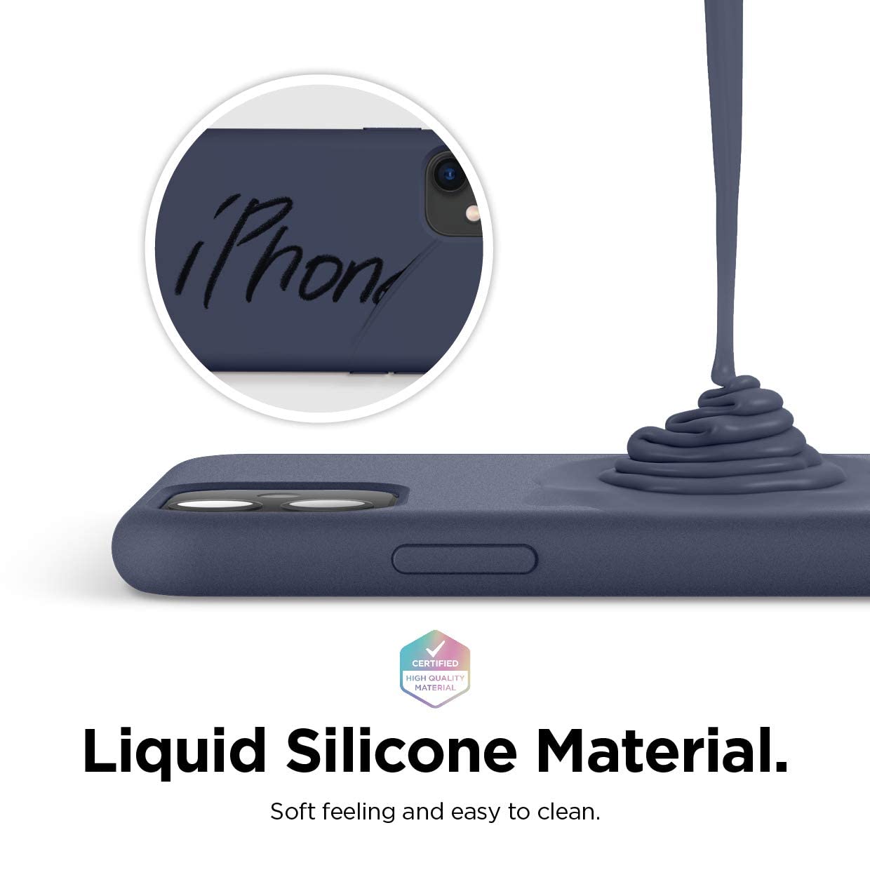 Foto 4 pulgar | Funda De Teléfono Elago Compatible Con Iphone 11 De Silicona Líquida - Venta Internacional.