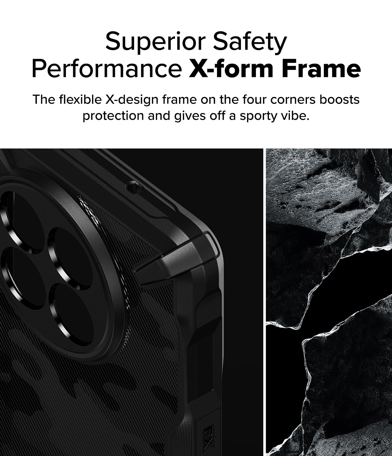 Foto 3 | Funda Ringke Fusion-x Compatible Con Oneplus 13r - Camo Black - Venta Internacional.