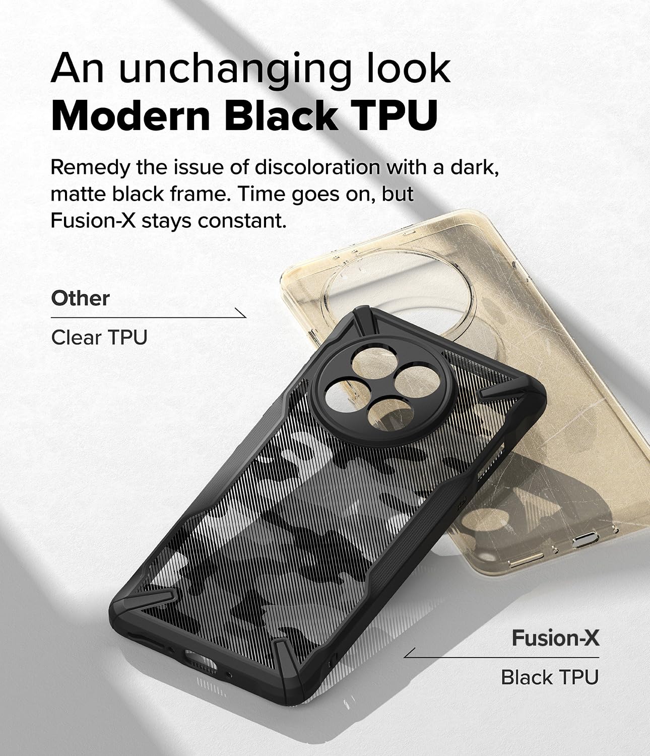 Foto 5 pulgar | Funda Ringke Fusion-x Compatible Con Oneplus 13r - Camo Black - Venta Internacional.