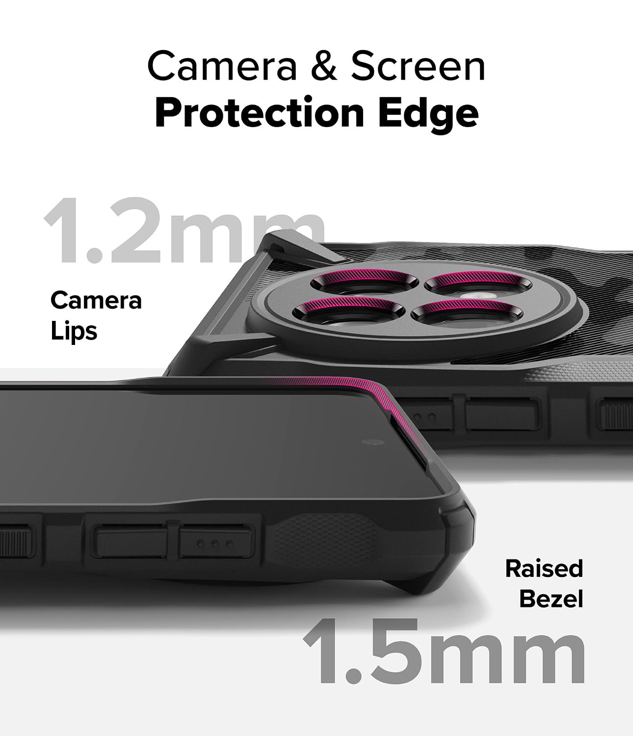 Foto 7 | Funda Ringke Fusion-x Compatible Con Oneplus 13r - Camo Black - Venta Internacional.