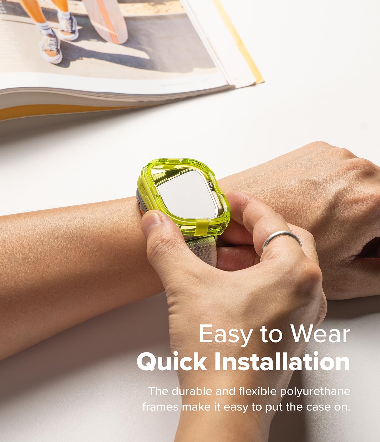 Foto 6 | Funda Ringke Fusion Bumper Compatible Con Apple Watch Ultra  - Venta Internacional.