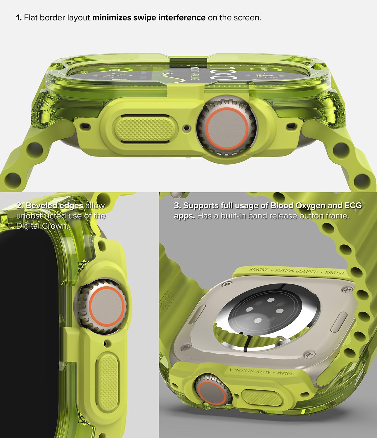 Foto 8 pulgar | Funda Ringke Fusion Bumper Compatible Con Apple Watch Ultra  - Venta Internacional.