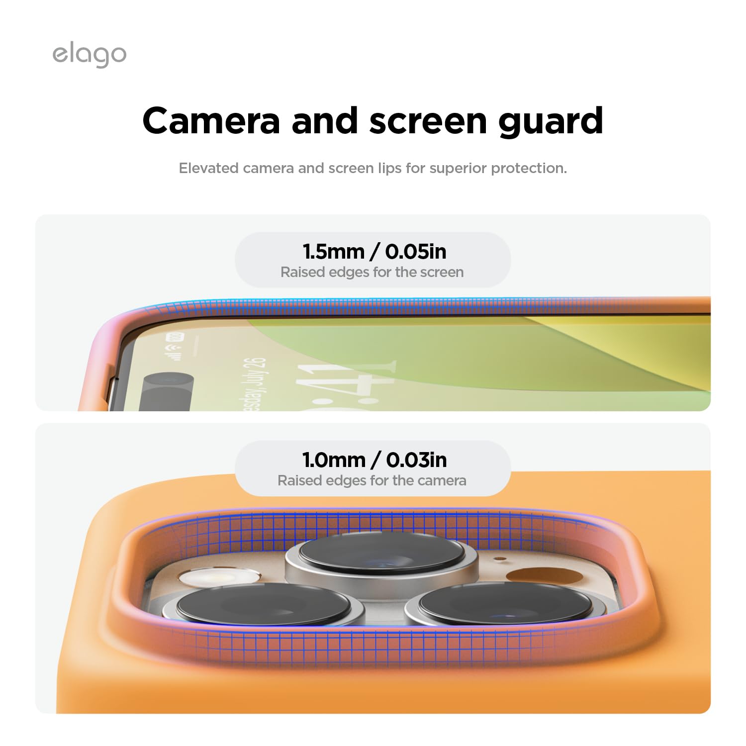 Foto 5 | Funda De Teléfono Elago Compatible Con Iphone 16 Pro Silicone Oran - Venta Internacional.