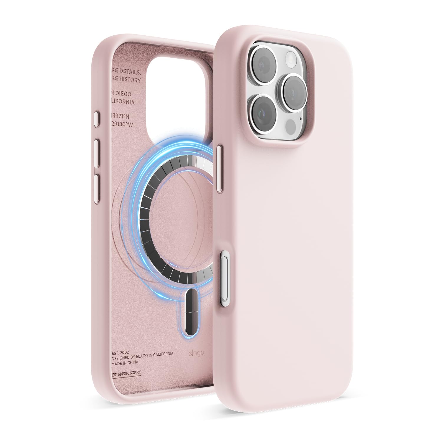 Foto 1 | Funda De Teléfono Elago Magnetic Silicone Para Iphone 16 Pro 6.3 - Venta Internacional.