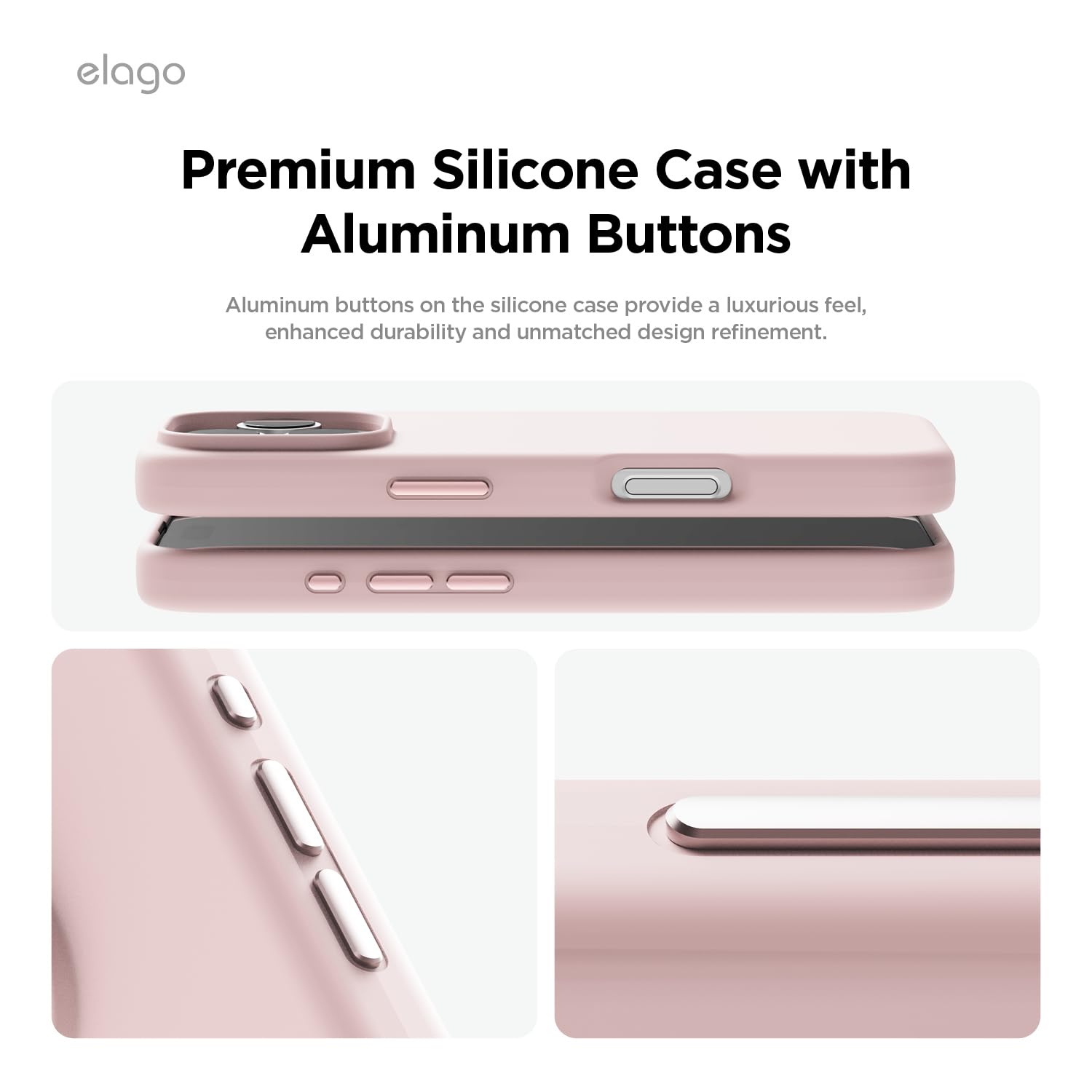 Foto 3 | Funda De Teléfono Elago Magnetic Silicone Para Iphone 16 Pro 6.3 - Venta Internacional.