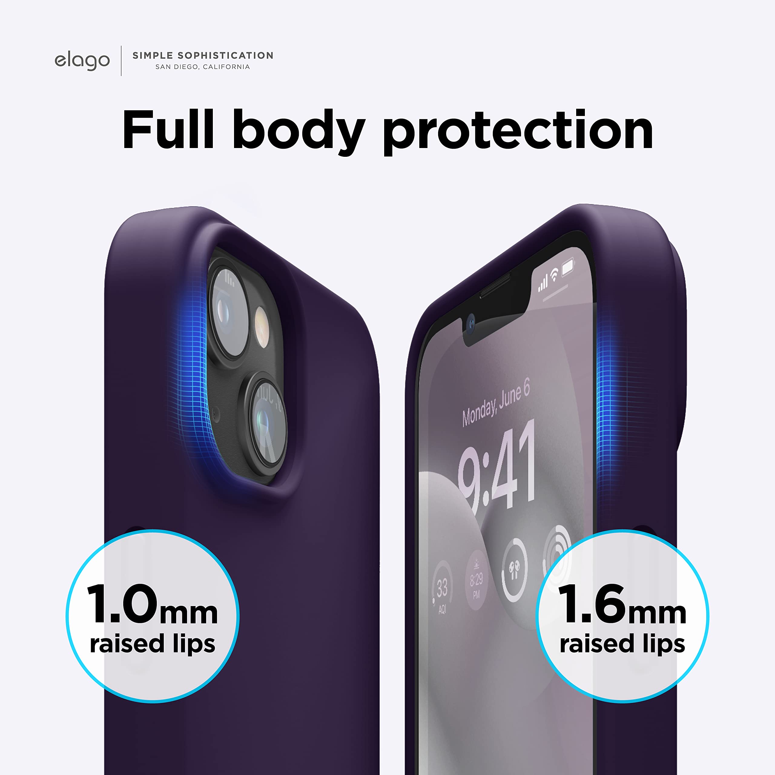 Foto 7 pulgar | Funda De Teléfono Elago Compatible Con Iphone 14 De Silicona Líquida - Venta Internacional.
