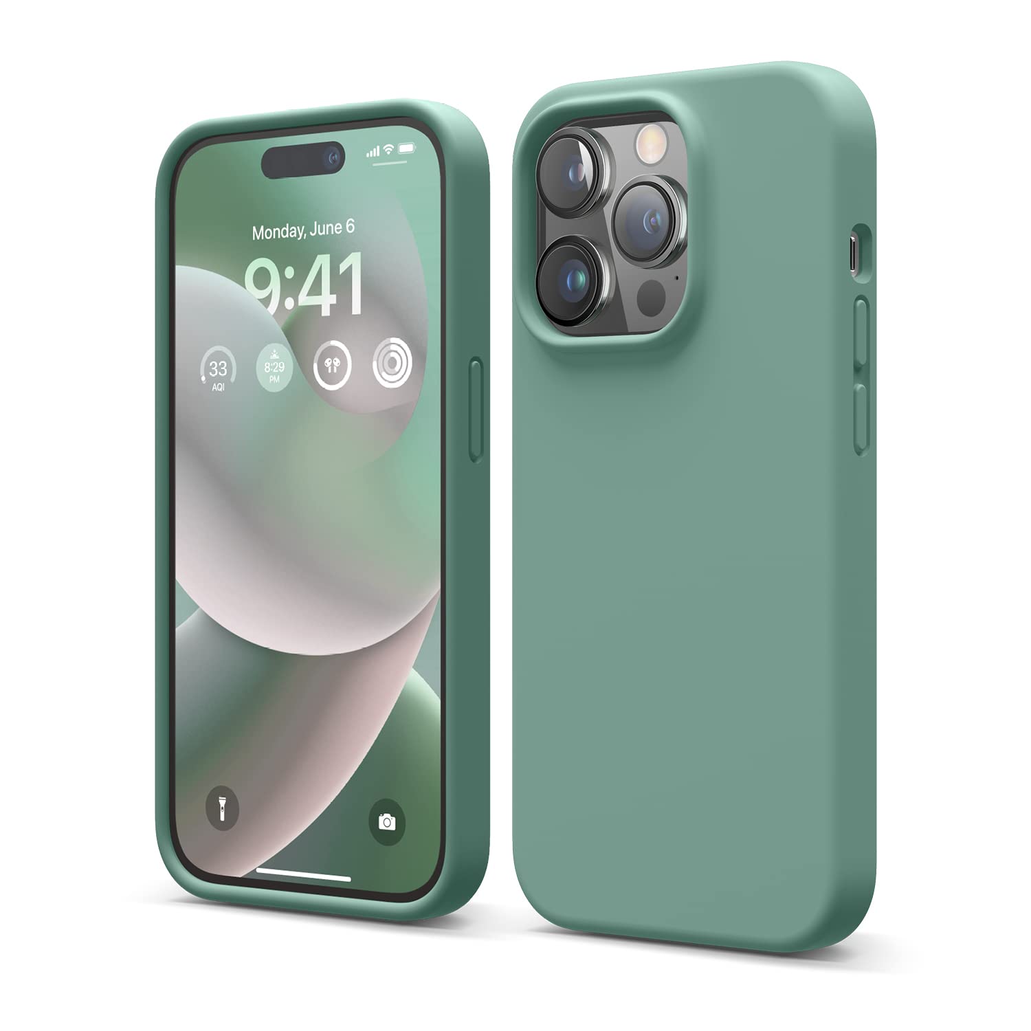 Foto 1 | Funda Para Teléfono Celago Compatible Con Iphone 14 Pro, Silicona, Color Verde - Venta Internacional.