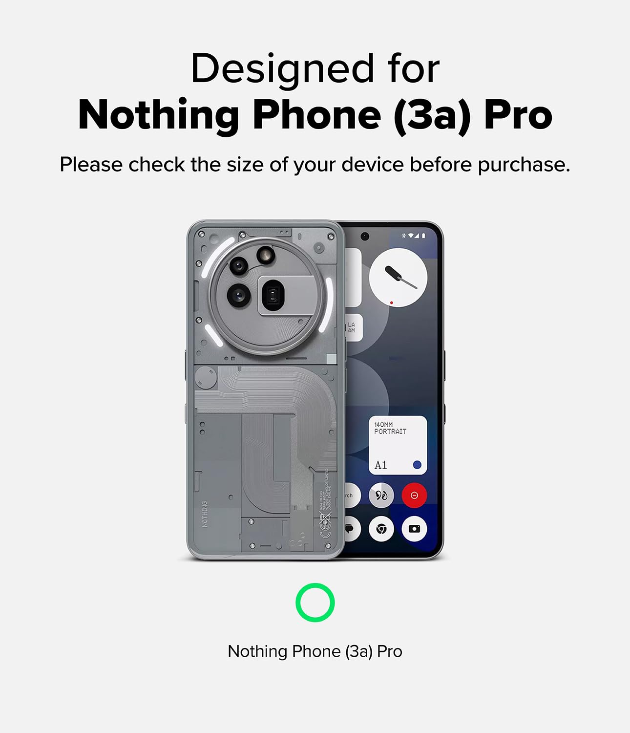 Foto 2 | Funda De Teléfono Ringke Fusion-x Compatible Con Nothing Phone 3a Pro - Venta Internacional.
