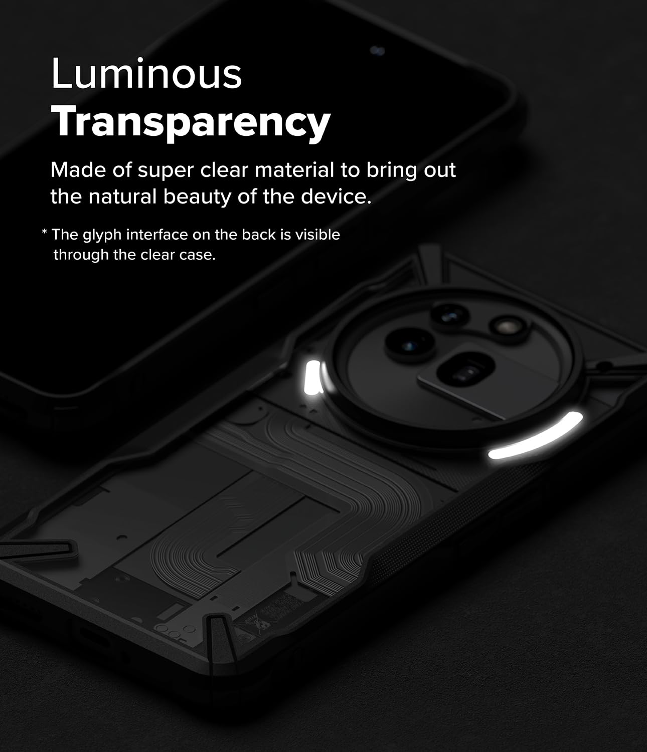 Foto 4 pulgar | Funda De Teléfono Ringke Fusion-x Compatible Con Nothing Phone 3a Pro - Venta Internacional.