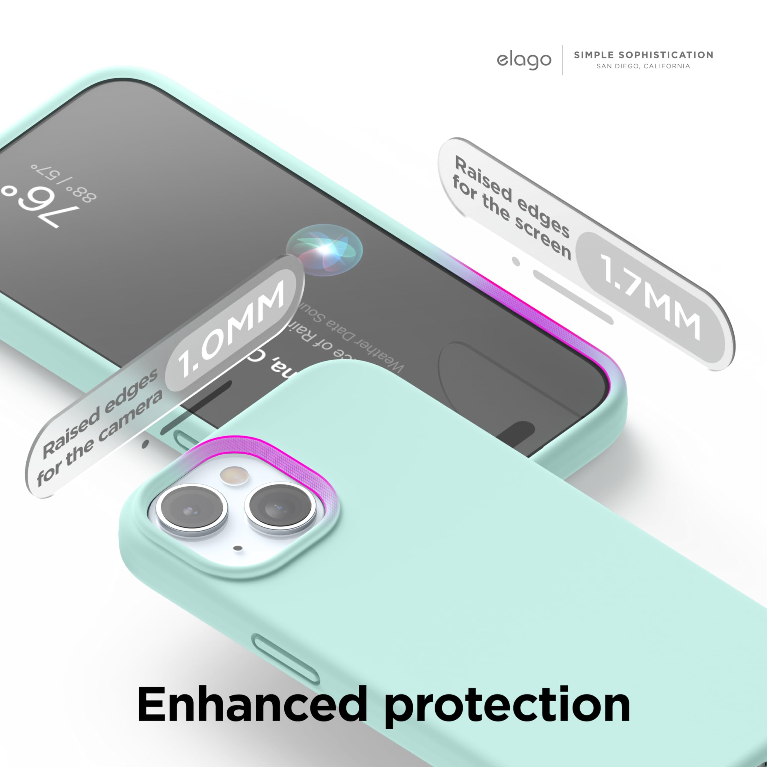Foto 5 | Funda De Teléfono Elago Compatible Con Iphone 15 De Silicona Líquida - Venta Internacional.