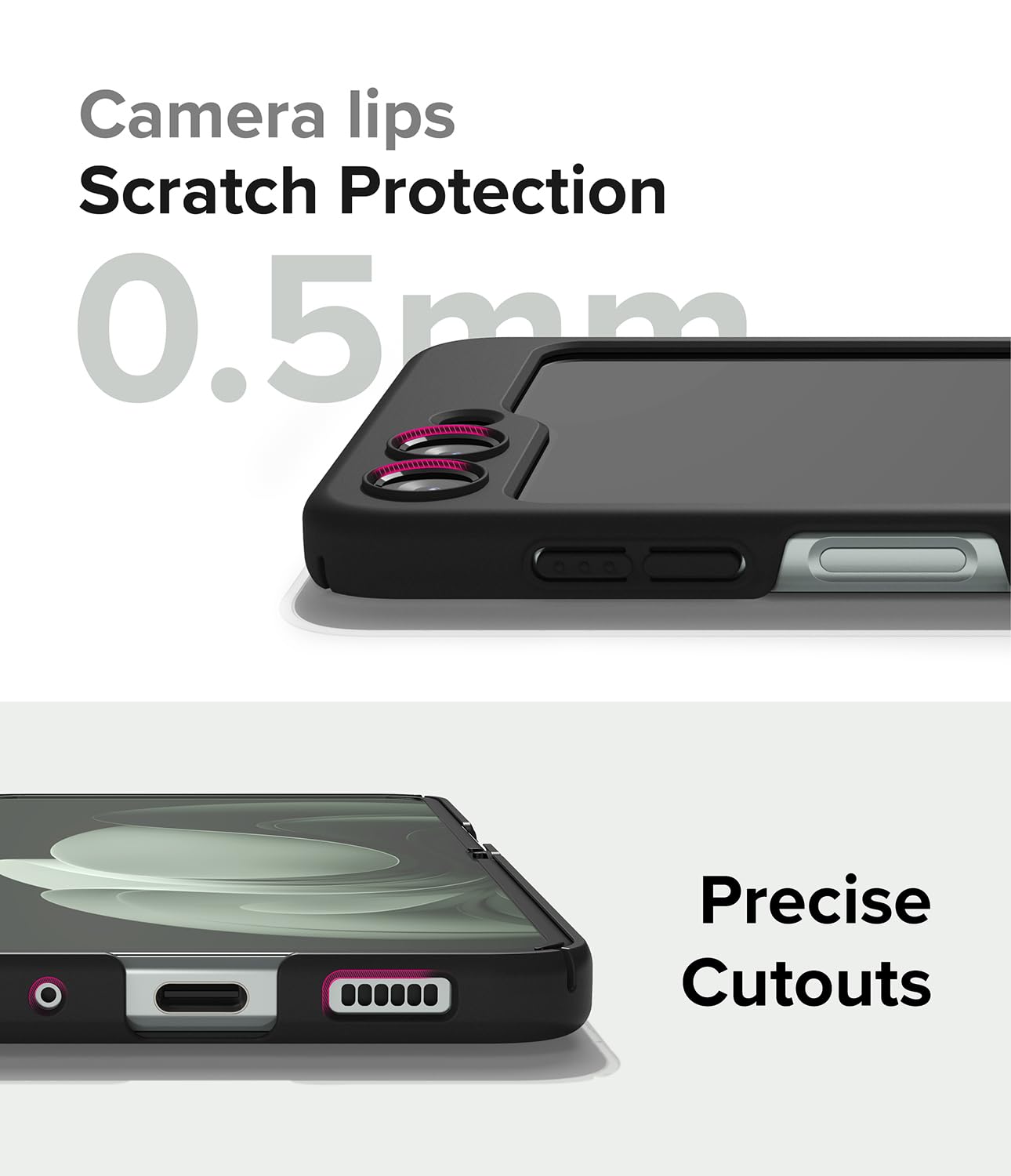 Foto 4 pulgar | Funda Ringke Slim Compatible Con Samsung Galaxy Z Flip 5 Bla - Venta Internacional.