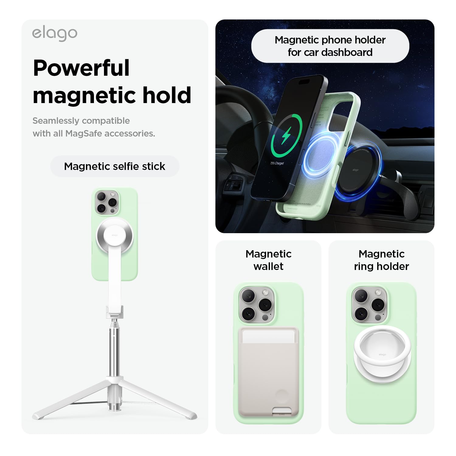 Foto 5 pulgar | Funda De Silicona Magnética Elago Para Iphone 16 Pro Max - Venta Internacional.