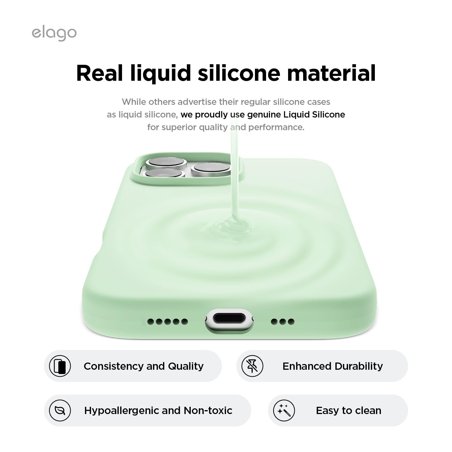 Foto 6 pulgar | Funda De Silicona Magnética Elago Para Iphone 16 Pro Max - Venta Internacional.